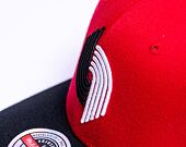 Kšiltovka Mitchell & Ness Team 2 Tone 2.0 Stretch Snapback Hwc Portland Trail Blazers Red / Black