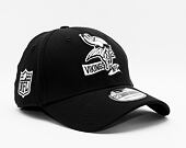 Kšiltovka New Era 39THIRTY NFL22 Sideline Minnesota Vikings Black / White