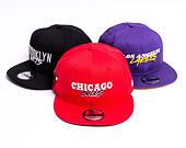 Kšiltovka New Era 9FIFTY NBA Script Team Chicago Bulls Red