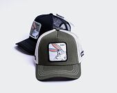 Kšiltovka Capslab - Trucker Looney Tunes - Bugs Bunny - Olive / White