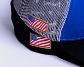 Kšiltovka Capslab NASA A-Frame Trucker CL/NASA/1/NAS3 Royal Blue / Grey / Black