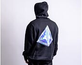 Mikina HUF Tesseract Triple Triangle Hoodie Black