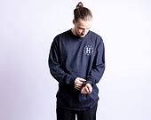 Triko HUF Puff Galaxies Longsleeve Black