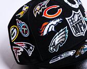 Kšiltovka New Era 59FIFTY NFL All-Over-Patch NFL League Black