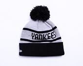 Kulich New Era MLB Jake Cuff Beanie New York Yankees Heather Grey / Team Color