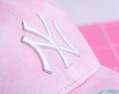 Dámská kšiltovka New Era 9FORTY Womens MLB Pastel Tie Dye New York Yankees Pink / White