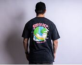 Triko Rip & Dip High On Life Tee Black Mineral Wash