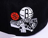 Kšiltovka Mitchell & Ness PATCH OVERLOAD SNAPBACK BROOKLYN NETS Black / Grey