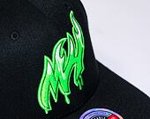 Kšiltovka Mitchell & Ness HWC Slime Drip Classic Red Miami Heat Black