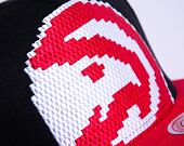 Kšiltovka Mitchell & Ness 8 BIT XL SNAPBACK ATLANTA HAWKS Black