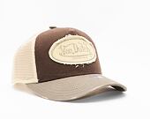 Kšiltovka Von Dutch Ody Trucker Cotton Twill Brown/Tan