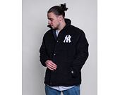 Bunda New Era MLB Cord Puffer Jacket New York Yankees Navy / White