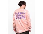 Triko HUF Disorder Longsleeve coral