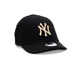 Dětská kšiltovka New Era 9FORTY Kids MLB League Essential New York Yankees Black / Oat Milk Beige