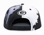 Kšiltovka New Era 9FIFTY NFL22 Sideline "Ink Dye" Green Bay Packers Black / White