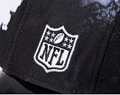 Kšiltovka New Era 9FIFTY NFL22 Sideline "Ink Dye" Las Vegas Raiders Black / White