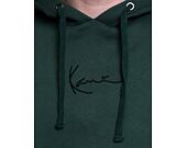Mikina Karl Kani Small Signature Essential Hoodie dark green