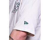 Triko New Era Heritage Back Print Oversized Tee Oakland Athletics Off White / Dark Green