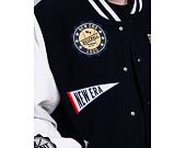 Bunda New Era Heritage Patch Varsity Jacket Navy / Off White