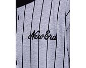 Triko New Era Pinstripe Jersey Heather Gray / Black