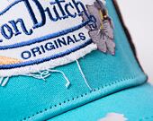 Kšiltovka Von Dutch Trucker Skara Teal/Brown