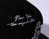 Kšiltovka New Era 59FIFTY MLB Script 5 New York Yankees Black / Optic White