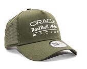 Kšiltovka New Era 9FORTY Seasonal Trucker Redbull F1 Olive