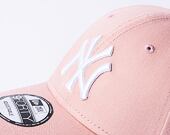 Kšiltovka New Era 9FORTY MLB League Essential New York Yankees Dirty Rose / Optic White