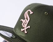 Kšiltovka New Era 9FIFTY MLB Side Patch Chicago White Sox New Olive / Dirty Rose
