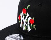 Kšiltovka New Era 9FIFTY MLB Flower New York Yankees Black