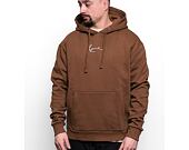 Mikina Karl Kani Small Signature Essential Hoodie brown