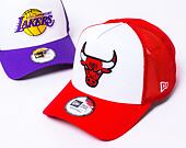 Kšiltovka New Era 9FORTY A-Frame Trucker NBA Team clear Black Chicago Bulls - White / Red