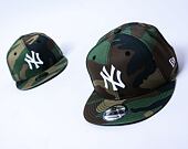 Dětská kšiltovka New Era 9FIFTY Kids MLB Team Camo New York Yankees Woodland Camo