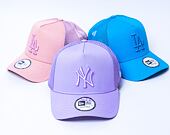 Kšiltovka New Era 9FORTY A-Frame Trucker MLB Tonal Mesh New York Yankees Lavender