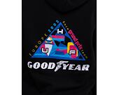 Mikina HUF × GOODYEAR Grand Prix Triple Triangle Hoodie Black