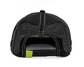 Kšiltovka Capslab Rick and Morty - Amazed Rick Flat Trucker Black / Lime