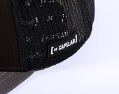 Kšiltovka Capslab Batman - Batman Flat Trucker Black / Grey
