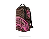 Batoh Sprayground Pink Drip Brown Check DLX Backpack