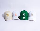 Dámská Kšiltovka New Era - MLB Metallic 9FORTY - NY Yankees - Stone / Gold