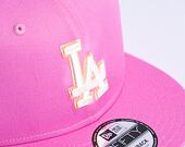 Kšiltovka New Era 9FIFTY MLB Pastel Patch Los Angeles Dodgers Wild Rose Pink / Off White