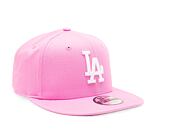 Kšiltovka New Era 9FIFTY MLB League Essential Los Angeles Dodgers Wild Rose Pink / White