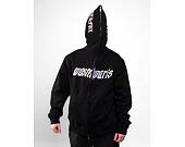 Mikina Wasted Paris Full Zip Streak - Black