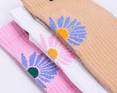 Ponožky Karl Kani Signature Flower 3-Pack Socks white/sand/pink