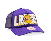 Kšiltovka Mitchell & Ness NBA Billboard Trucker Snapback Los Angeles Lakers Purple