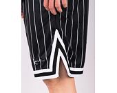 Kraťasy Karl Kani - Small Signature Pinstripe Mesh Shorts - Black/White