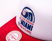 Kšiltovka Mitchell & Ness NBA Party Time Trucker Snapback Hwc Miami Heat White