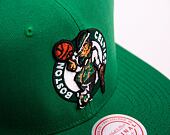Kšiltovka Mitchell & Ness NBA Conference Patch Snapback Boston Celtics Green
