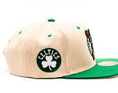 Kšiltovka Mitchell & Ness NBA Sail 2 Tone Snapback Boston Celtics Off White