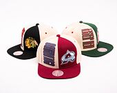 Kšiltovka Mitchell & Ness NHL Pop Panel Snapback Colorado Avalanche Off White