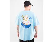 Triko New Era MLB Icecream Graphic Oversized Tee Los Angeles Dodgers Pastel Blue / Off White
